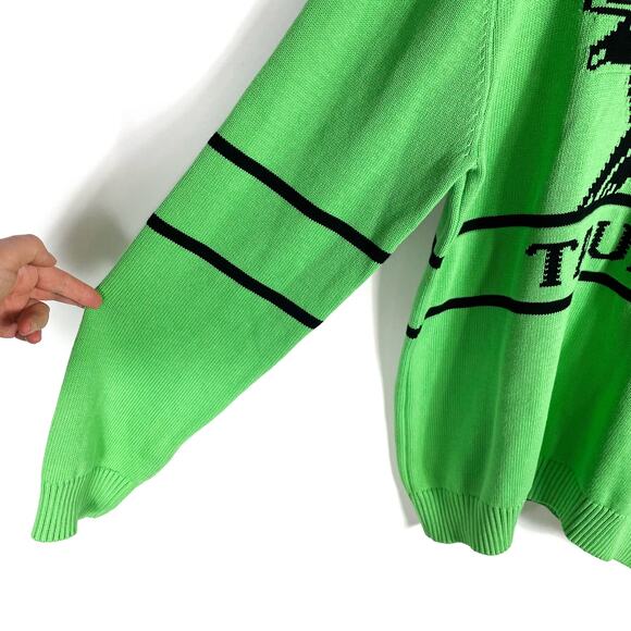 Gyles & George Rowing Blazers Taurus Sweater Green Crew Neck Pullover Sz 2XL Men - Picture 5 of 10